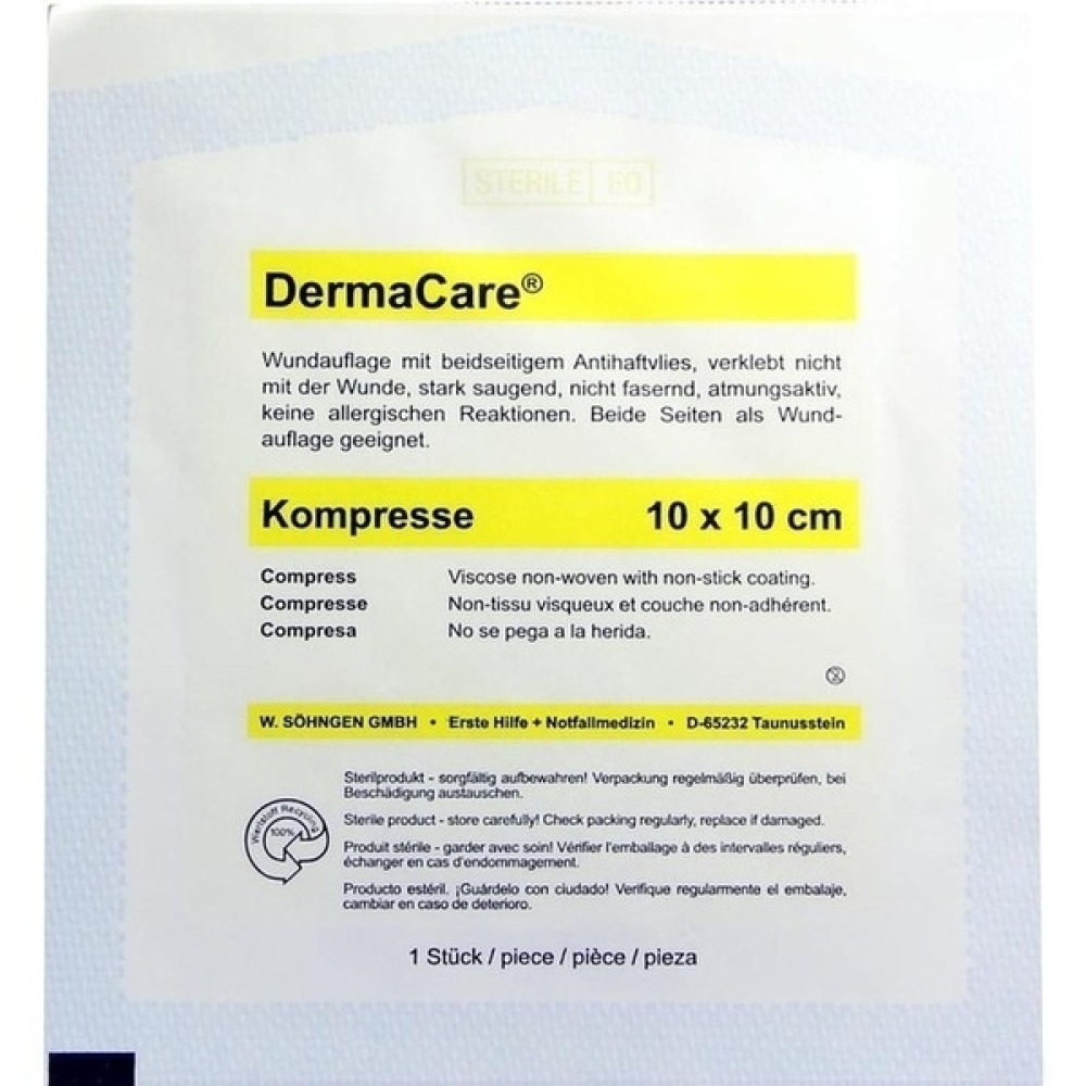 Derma CARE Kompresse 10x10cm steril, 1 St.