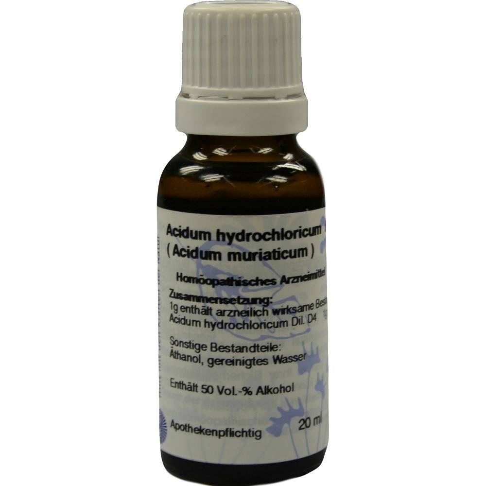 Acidum Muriaticum D 4 Hanosan Dilution, 20 ml