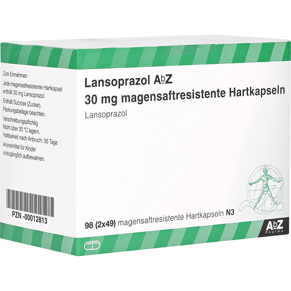Lansoprazol AbZ 30 mg magensaftres.Hartk, 98 St.