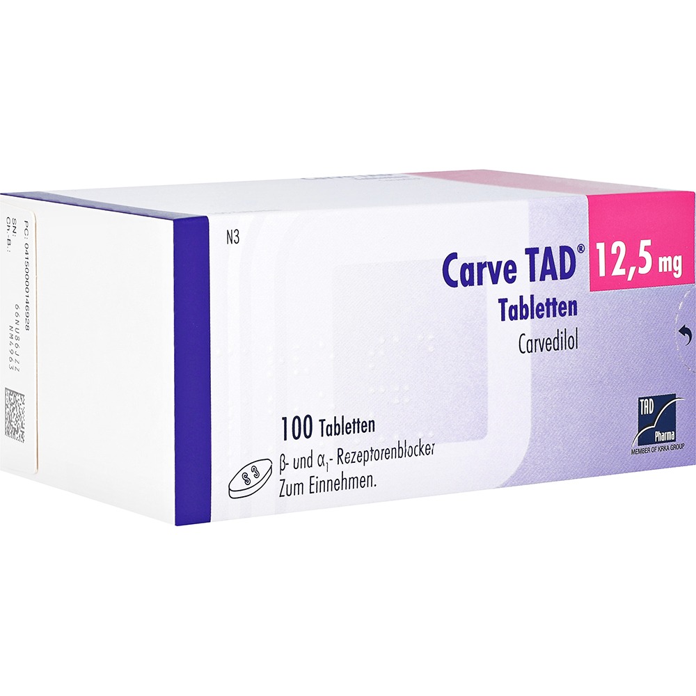 Carve TAD 12,5 mg Tabletten, 100 St.