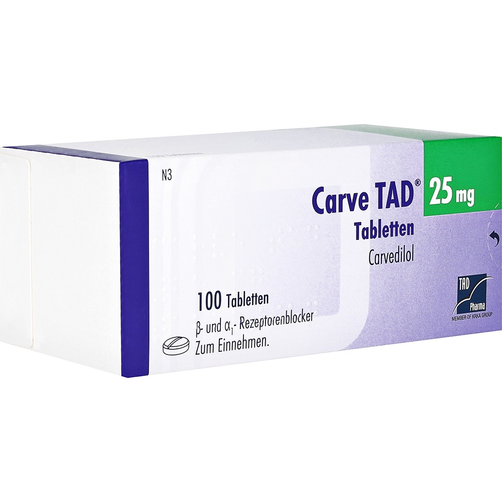 Carve TAD 25 mg Tabletten, 100 St.