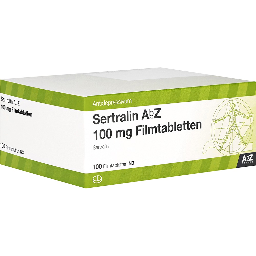 Sertralin AbZ 100 mg Filmtabletten, 100 St.