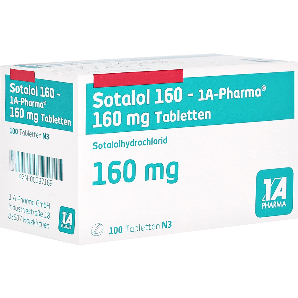 Sotalol 160-1a Pharma Tabletten, 100 St.
