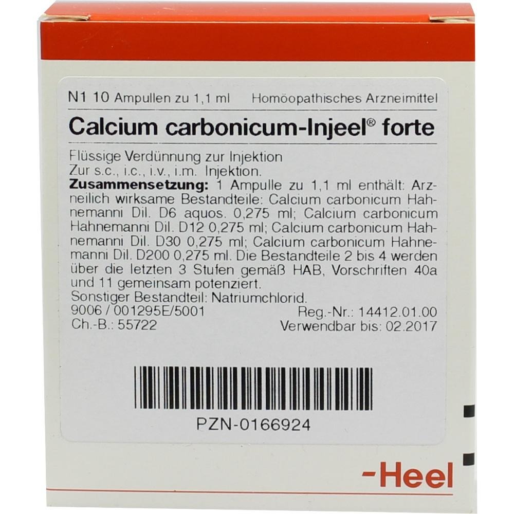 Calcium Carbonicum Injeel forte Ampullen, 10 St.