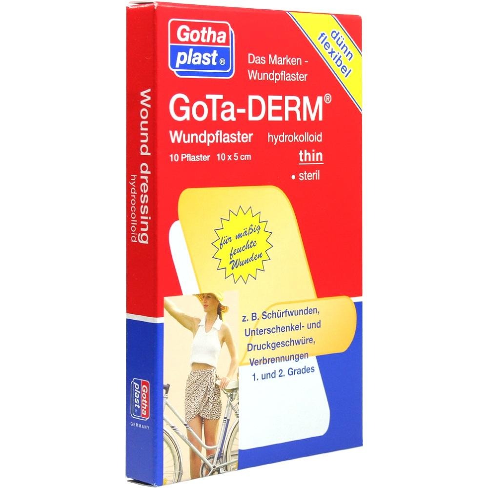 Gota-derm thin Hydrokoll.wundpfl.steril, 10 St.