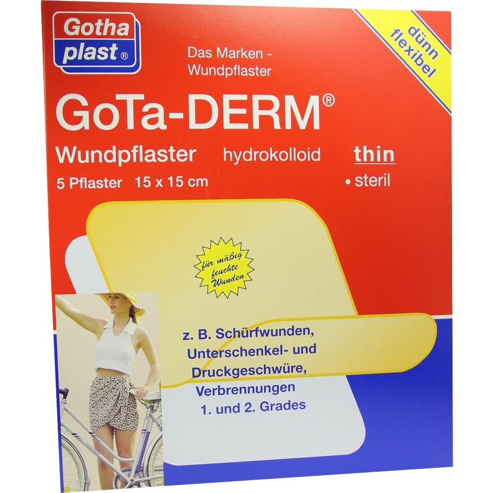 Gota-derm thin Hydrokoll.wundpfl.steril, 5 St.