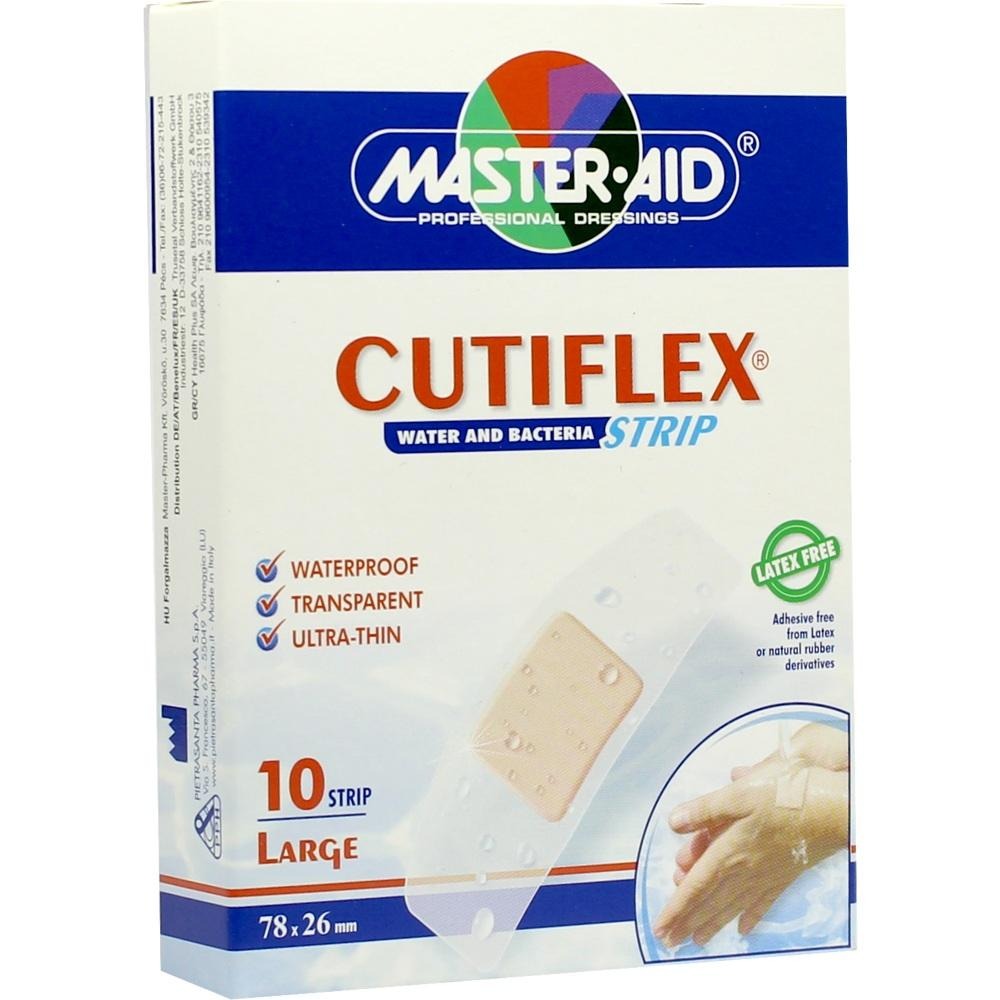 Cutiflex Folien-pfl.strips 26x78 mm Mast, 10 St.
