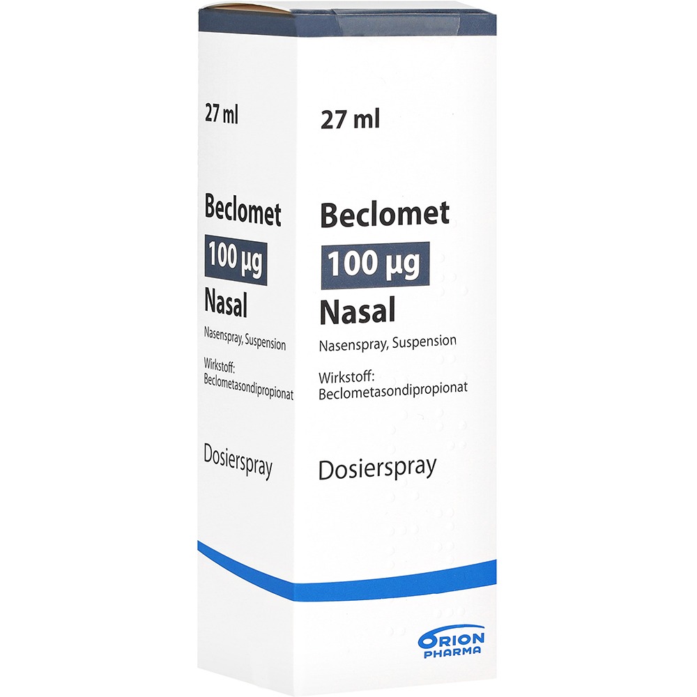 Beclomet 100 µg nasal 250 Hub Nasenspray, 27 ml