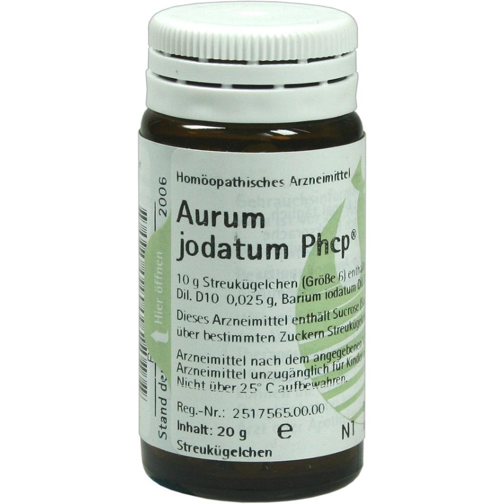 Aurum Jodatum PHCP Globuli, 20 g
