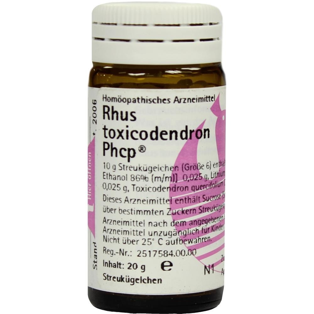 RHUS Toxicodendron PHCP Globuli, 20 g