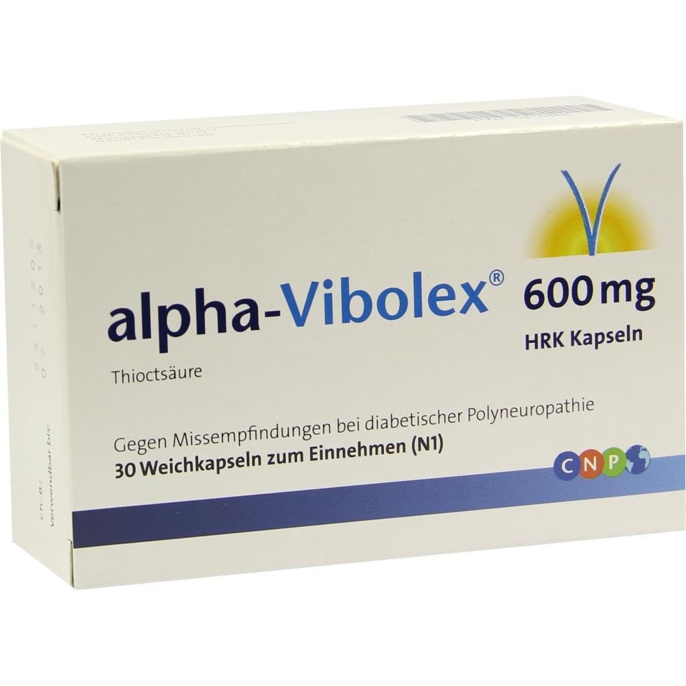 Alpha Vibolex 600 mg HRK Weichkapseln, 30 St.