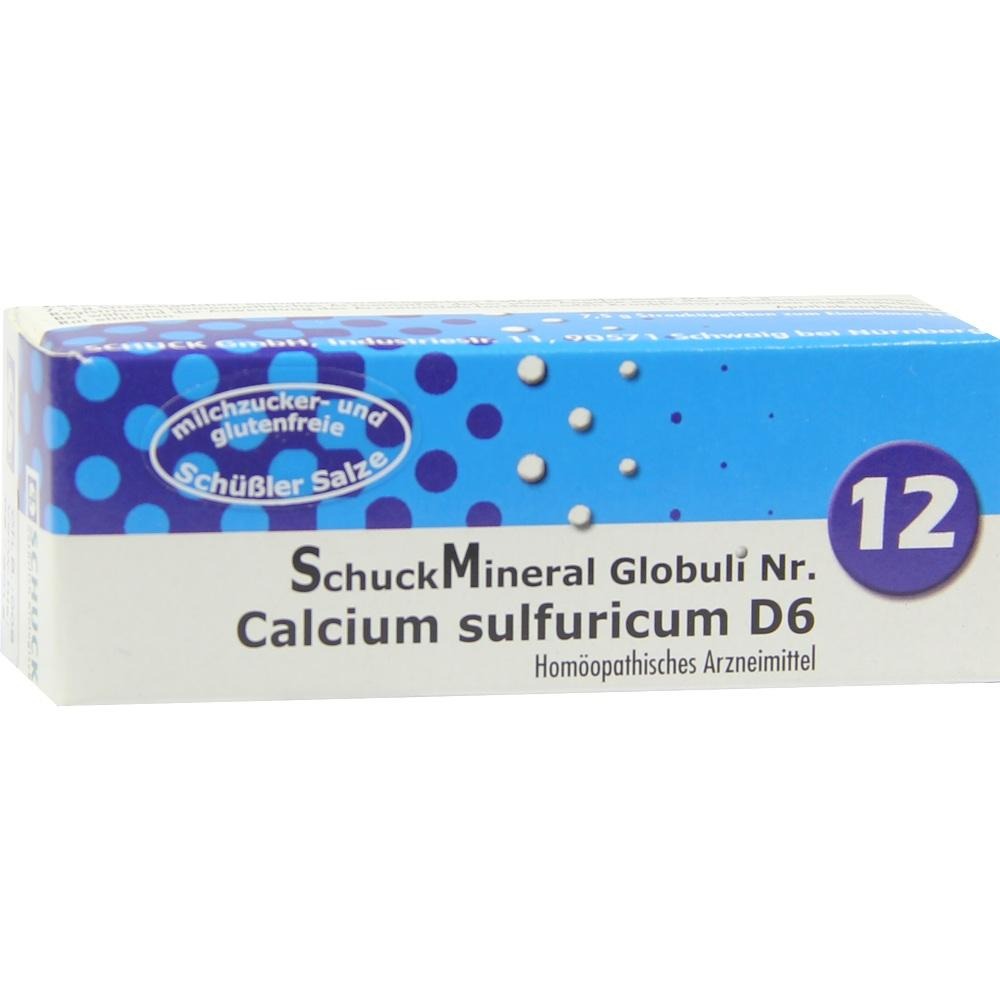 Schuckmineral Globuli 12 Calcium sulfuri, 7,5 g