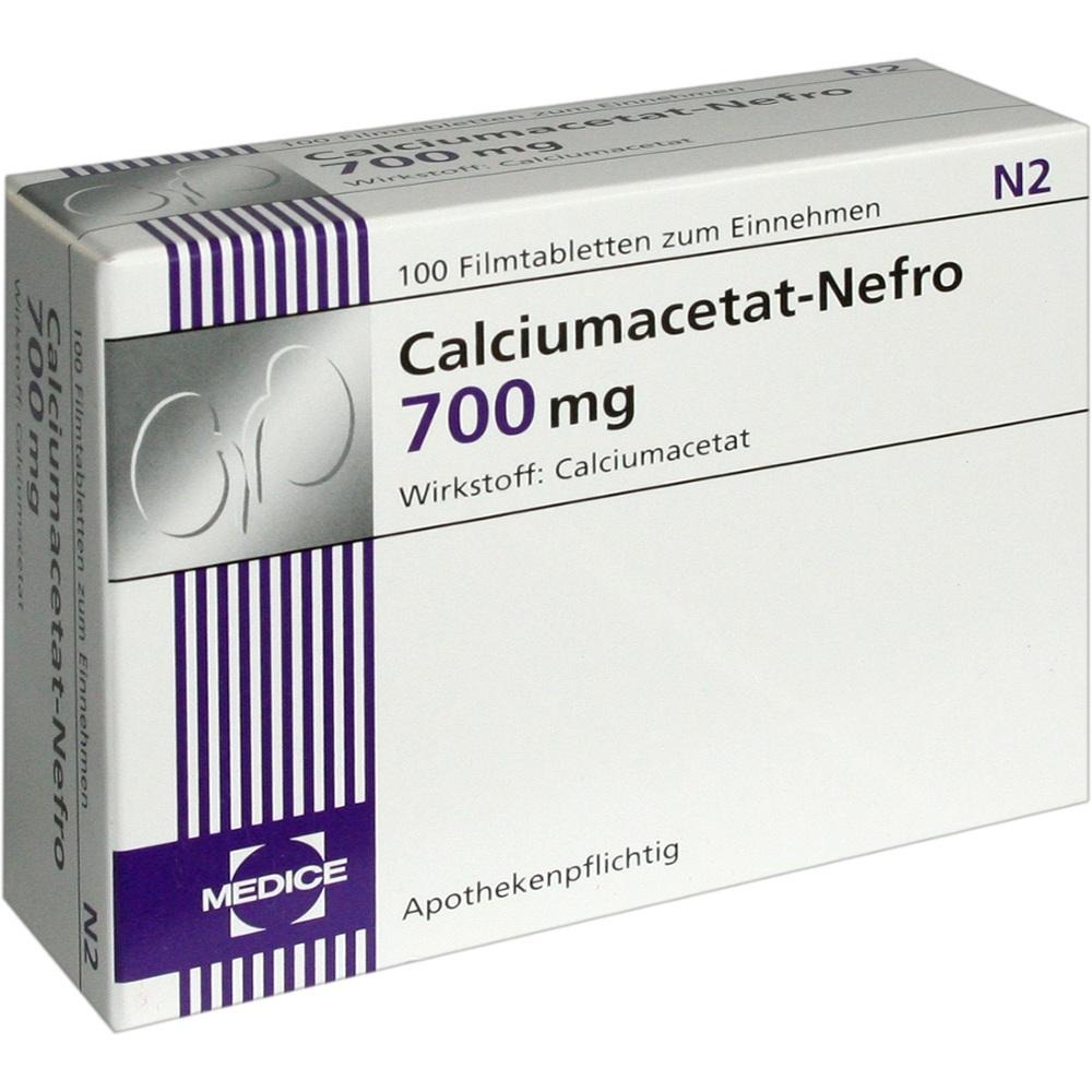 Calciumacetat Nefro 700 mg, 100 St.