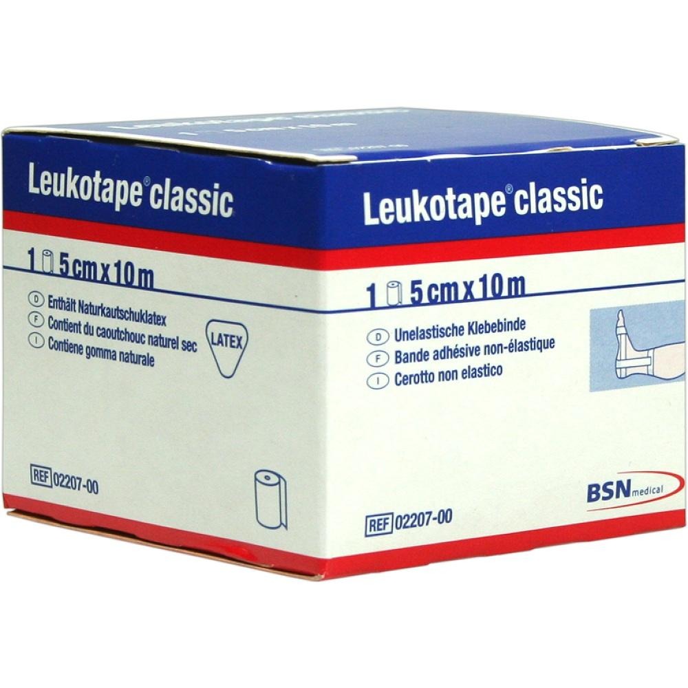 Leukotape Classic 5 cmx10 m weiß, 1 St.