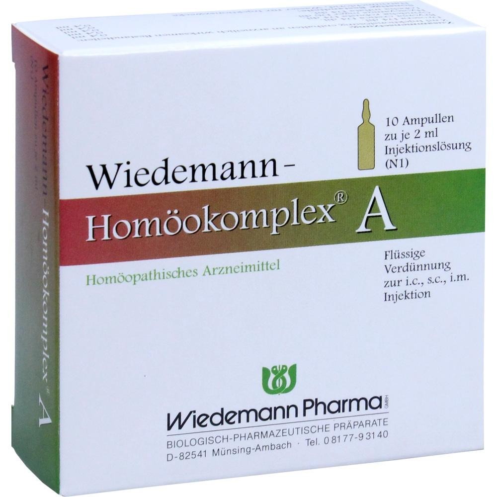 Wiedemann Homöokomplex A Ampullen, 10 x 2 ml