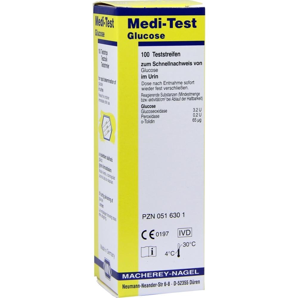 Medi-test Glucose Teststreifen, 100 St.