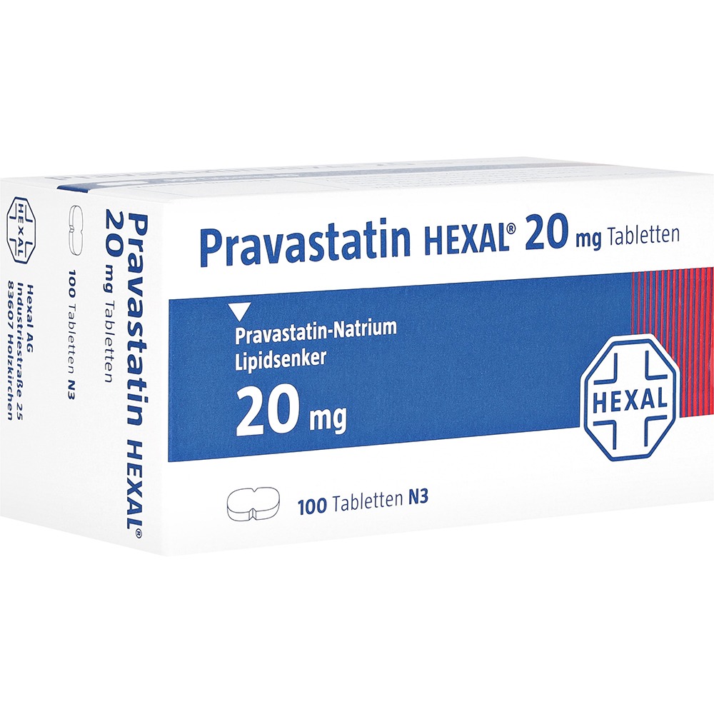 Pravastatin Hexal 20 mg Tabletten, 100 St.