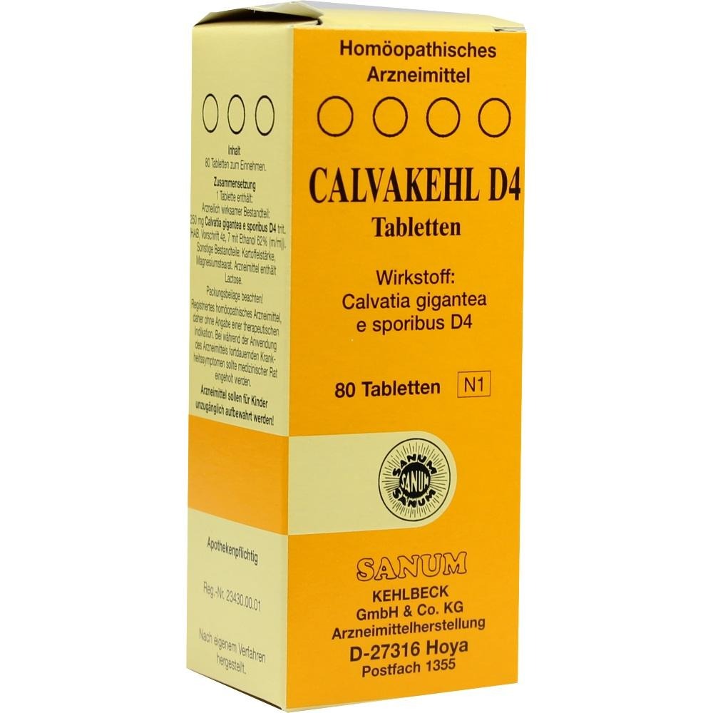 Calvakehl D 4 Tabletten, 80 St.