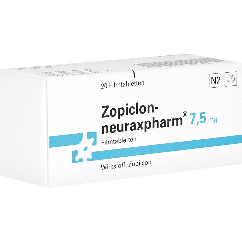 Zopiclon-neuraxpharm 7,5 mg Filmtablette, 20 St.