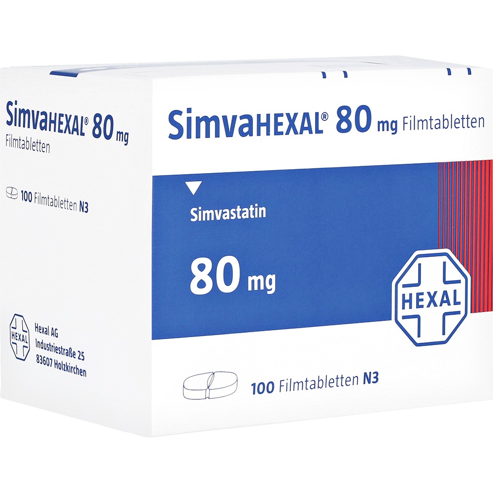 Simvahexal 80 mg Filmtabletten, 100 St.