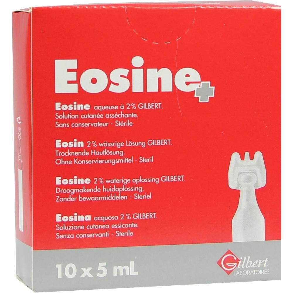 Eosin 2% Wässrige Pflegelösung steril, 10 x 5 ml