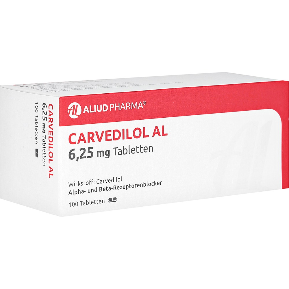 Carvedilol AL 6,25 mg Tabletten, 100 St.