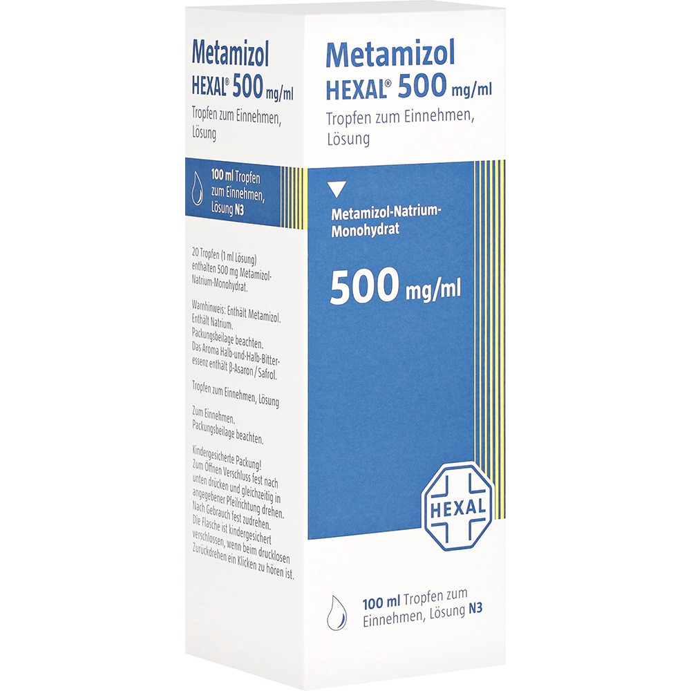 Metamizol Hexal Tropfen, 100 ml
