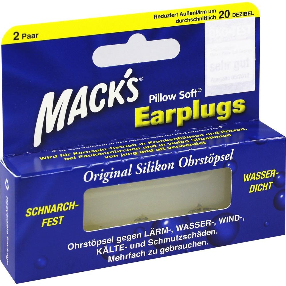 Macks Earplugs, 2 x 2 St.
