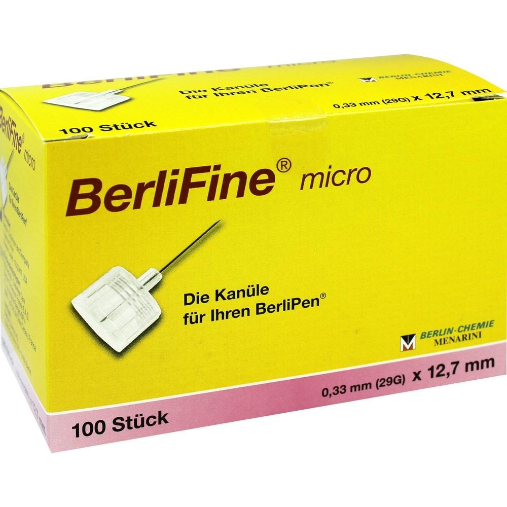 Berlifine Micro Kanülen 0,33 x 12,7 mm, 100 St.