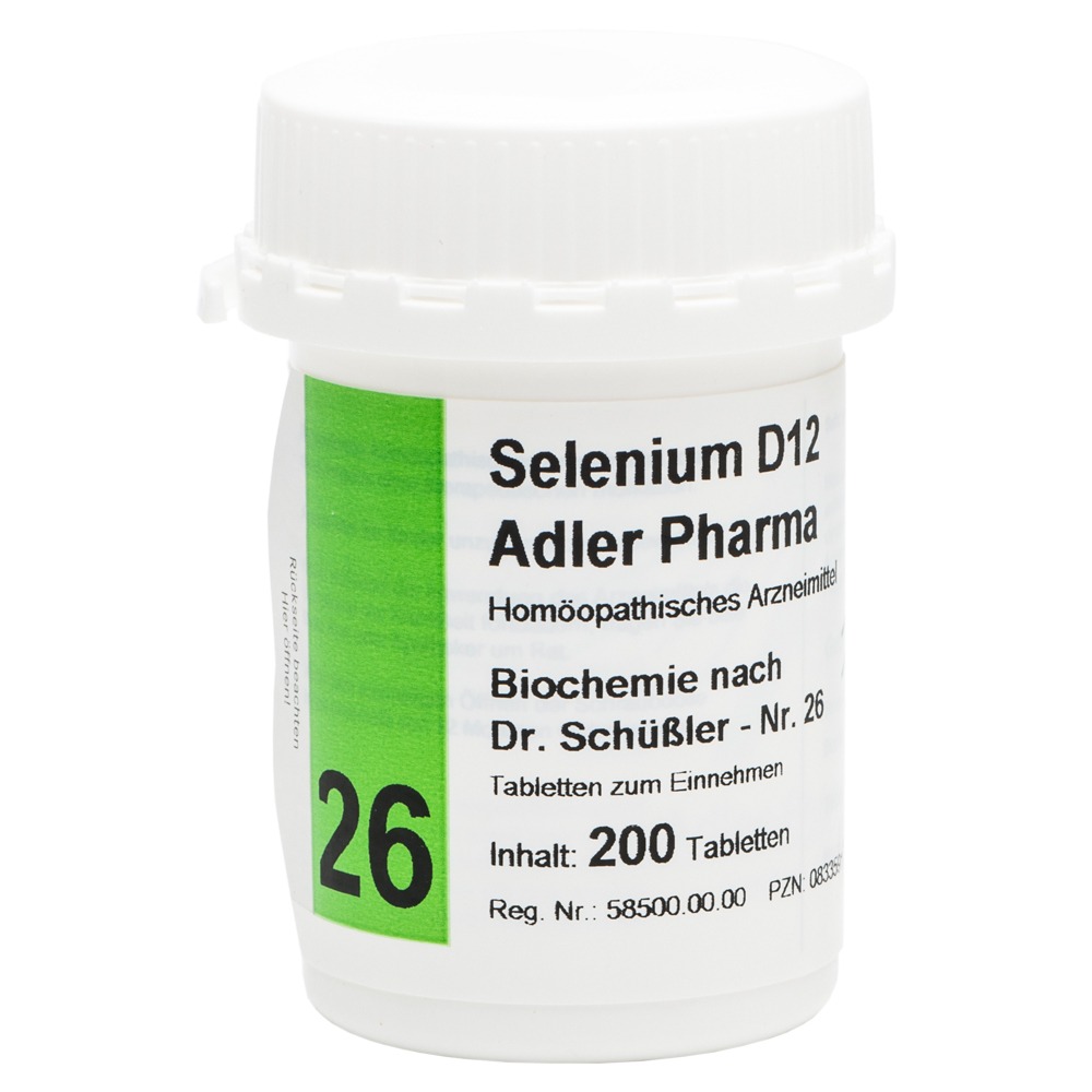 Biochemie Adler 26 Selenium D 12 Tablett, 200 St.