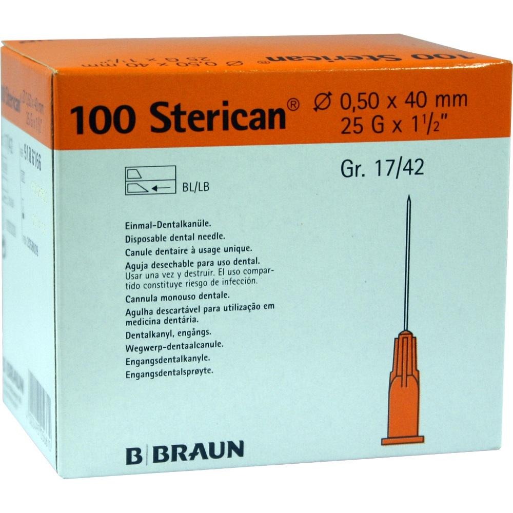 Sterican Dentalkan.luer 0,5x40 mm, 100 St.