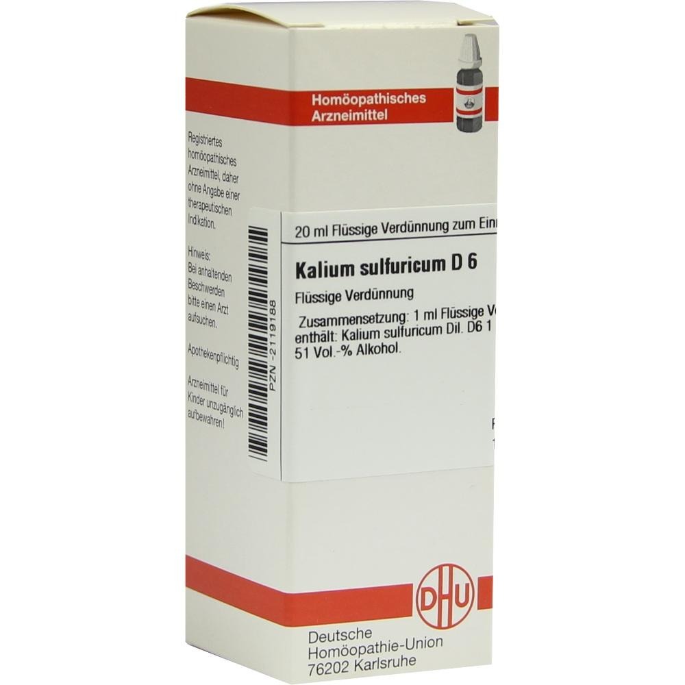 Kalium Sulfuricum D 6 Dilution, 20 ml