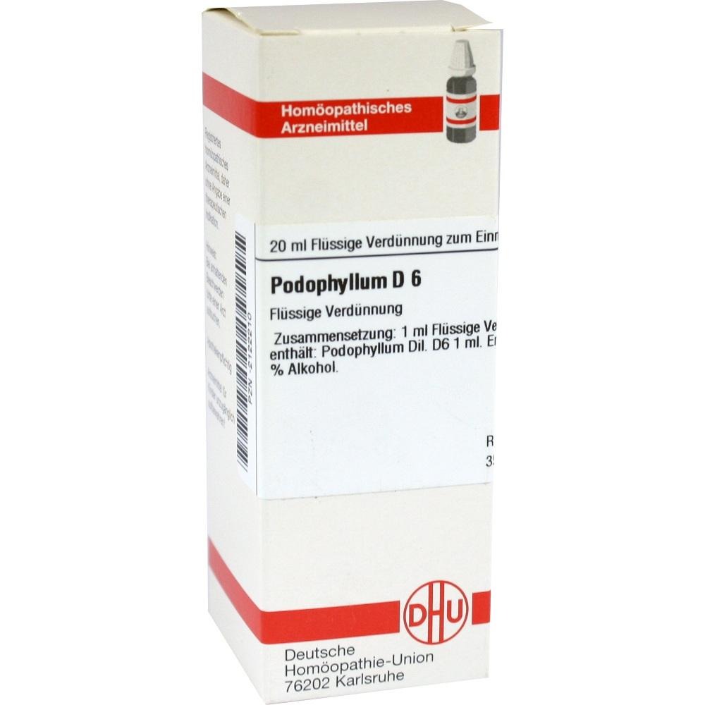 Podophyllum D 6 Dilution, 20 ml