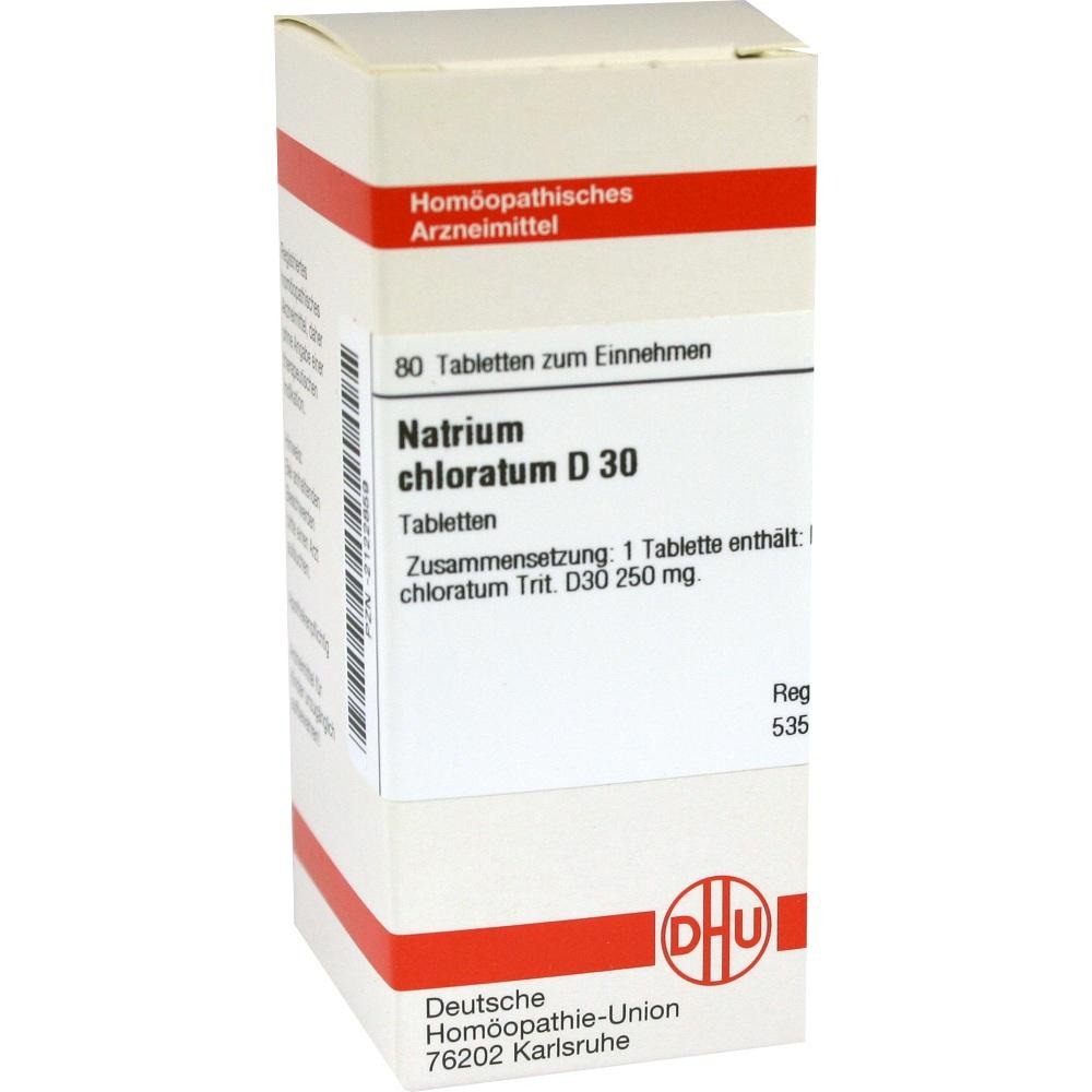 Natrium Chloratum D 30 Tabletten, 80 St.