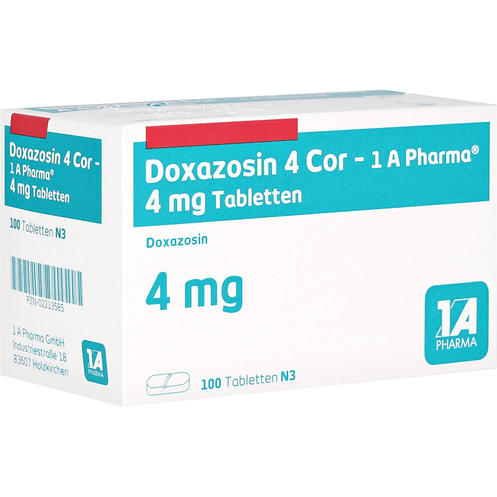 Doxazosin 4 Cor-1a Pharma Tabletten, 100 St.