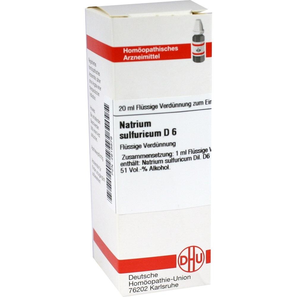 Natrium Sulfuricum D 6 Dilution, 20 ml