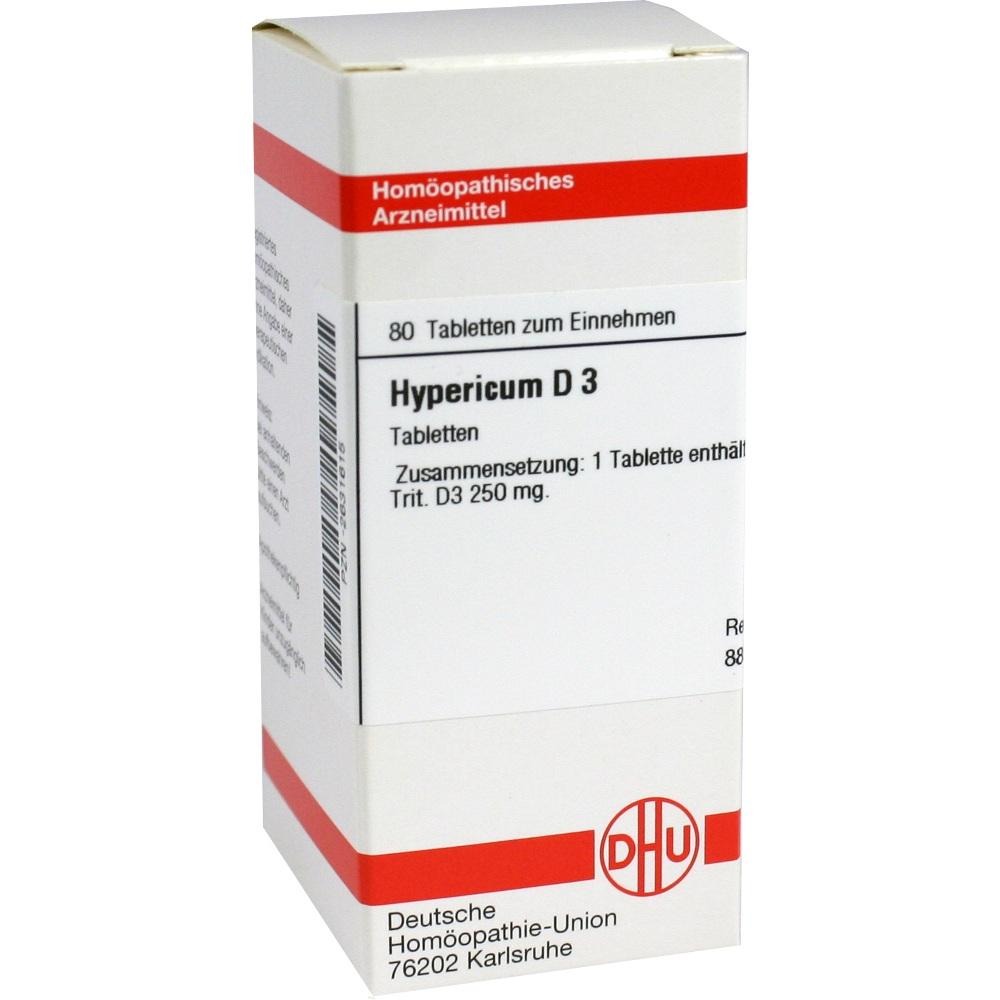 Hypericum D 3 Tabletten, 80 St.
