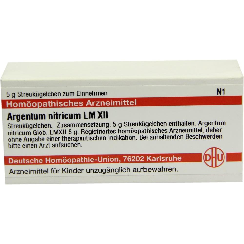 Argentum Nitricum LM XII Globuli, 5 g