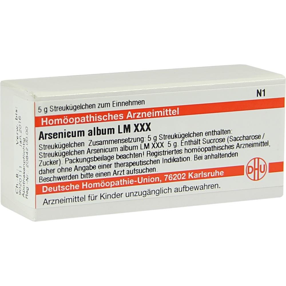 Arsenicum Album LM XXX Globuli, 5 g