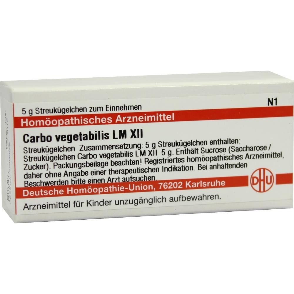Carbo Vegetabilis LM XII Globuli, 5 g