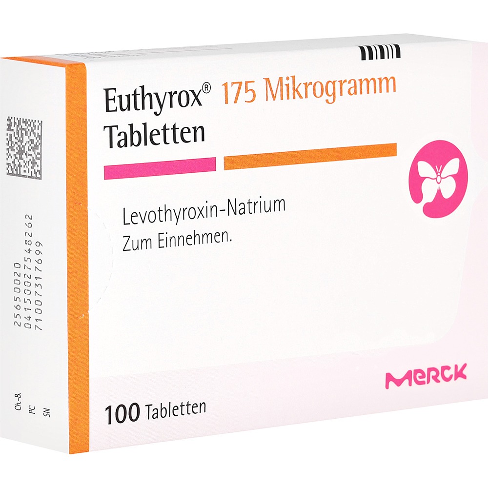 Euthyrox 175 Mikrogramm Tabletten, 100 St.