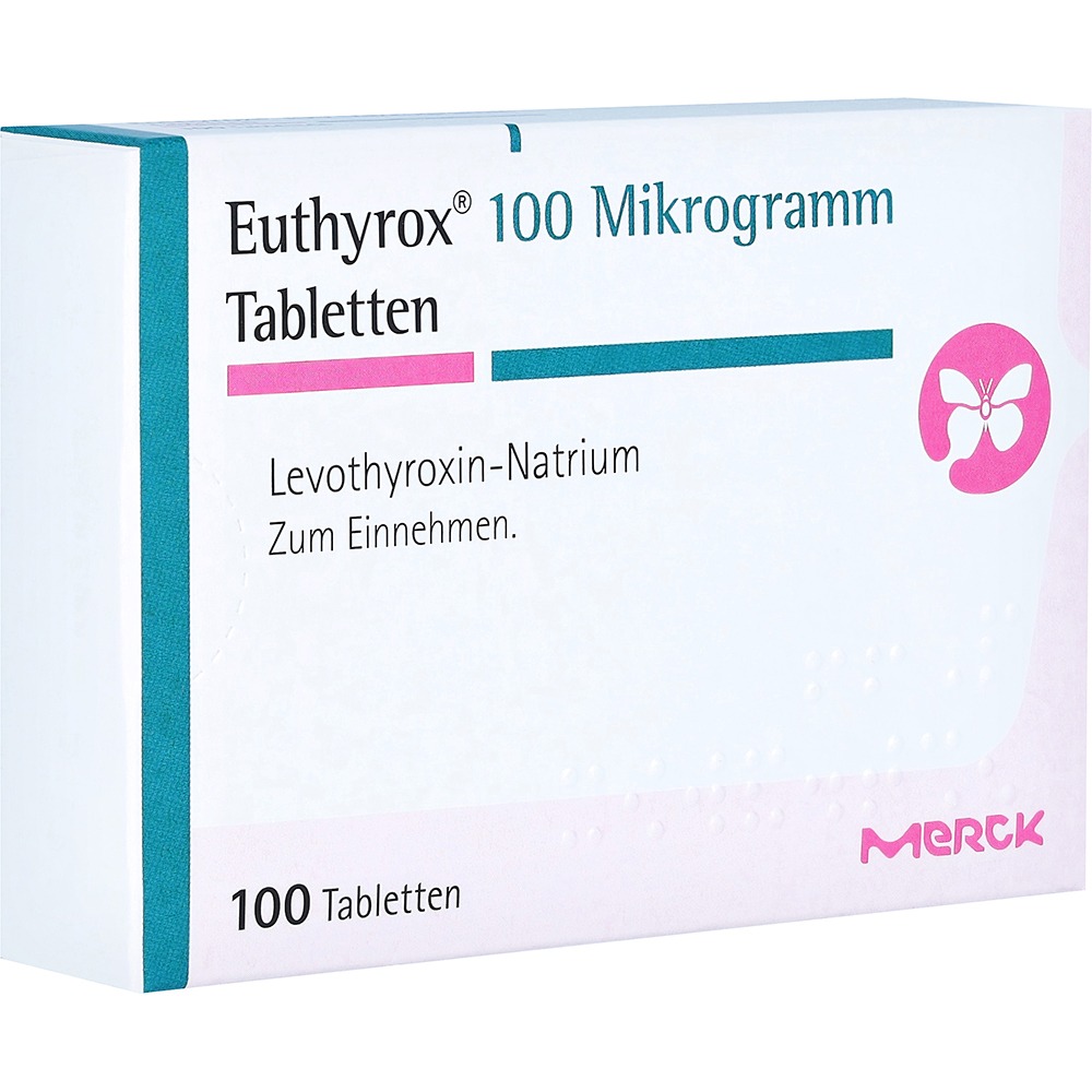Euthyrox 100 Mikrogramm Tabletten, 100 St.