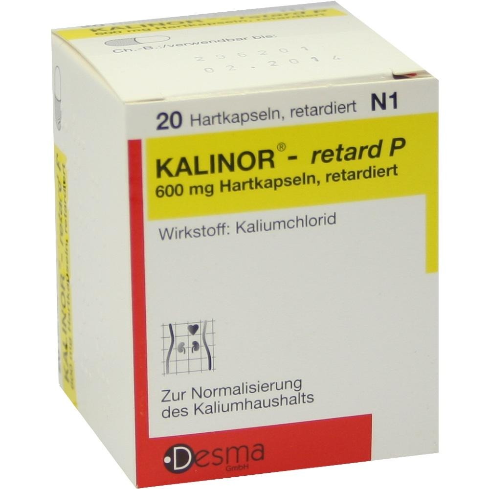 Kalinor Retard P 600 mg Hartkapseln, 20 St.