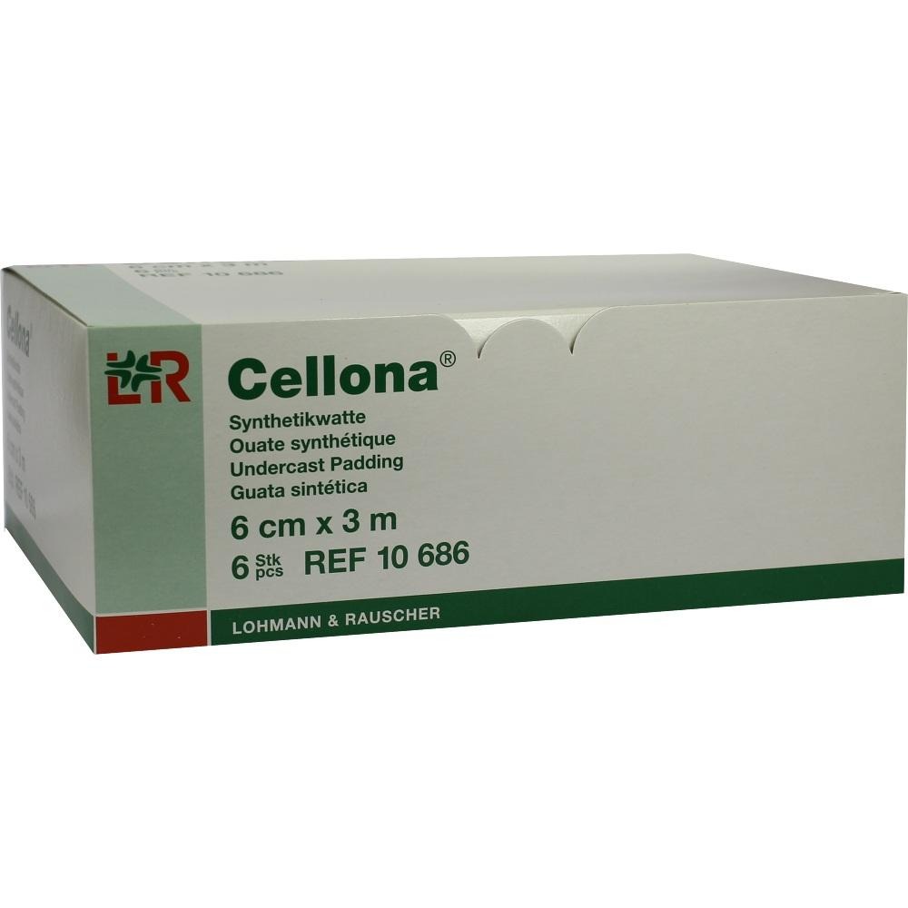 Cellona Synthetikwatte 6 cmx3 m Rolle, 6 St.