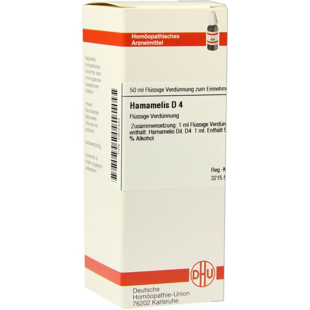 Hamamelis D 4 Dilution, 50 ml