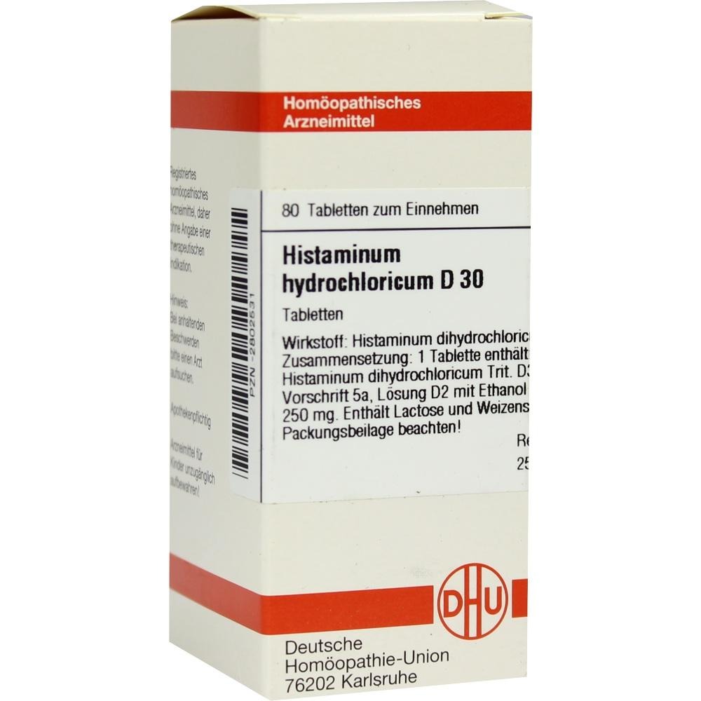 Histaminum Hydrochloricum D 30 Tabletten, 80 St.