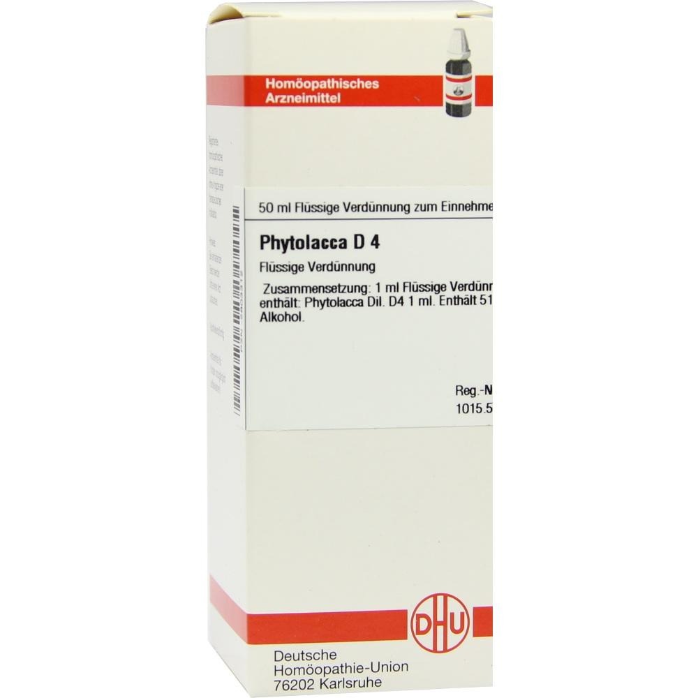 Phytolacca D 4 Dilution, 50 ml