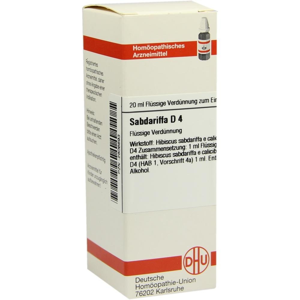 Sabdariffa D 4 Dilution, 20 ml