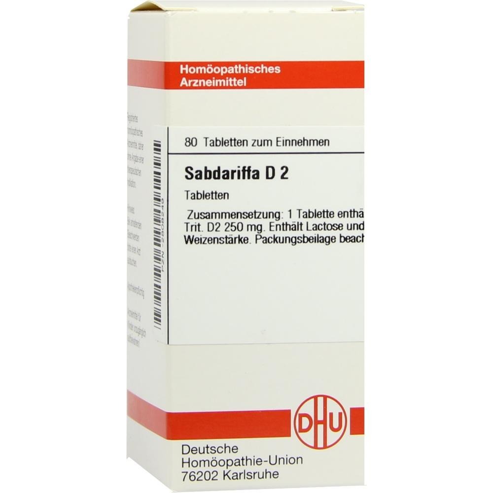 Sabdariffa D 2 Tabletten, 80 St.