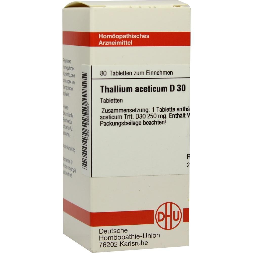 Thallium Aceticum D 30 Tabletten, 80 St.